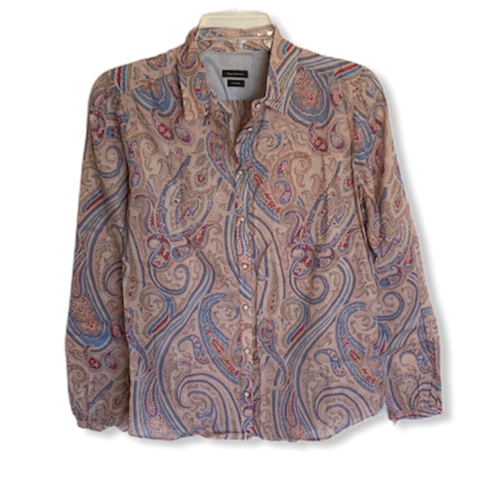 Marc O’Polo Organic Cotton Paisley Lightweight Stylish Buttons
